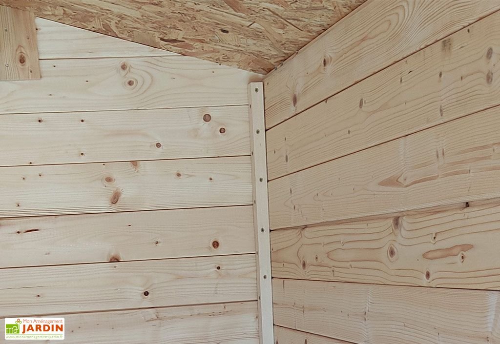 abri de jardin en bois de pin brut livia – 2,57 m² abri de jardin en bois de pin brut livia – 2,57 m²