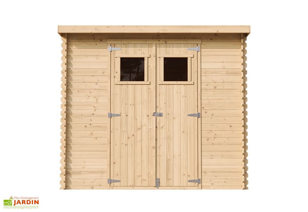 abri de jardin en bois de pin brut 19 mm – 3 m² abri de jardin en bois de pin brut 19 mm – 3 m²