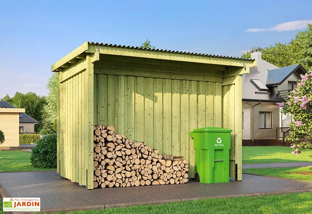 abri de jardin modulable en bois de pin traité – 5,73 m² abri de jardin modulable en bois de pin traité – 5,73 m²