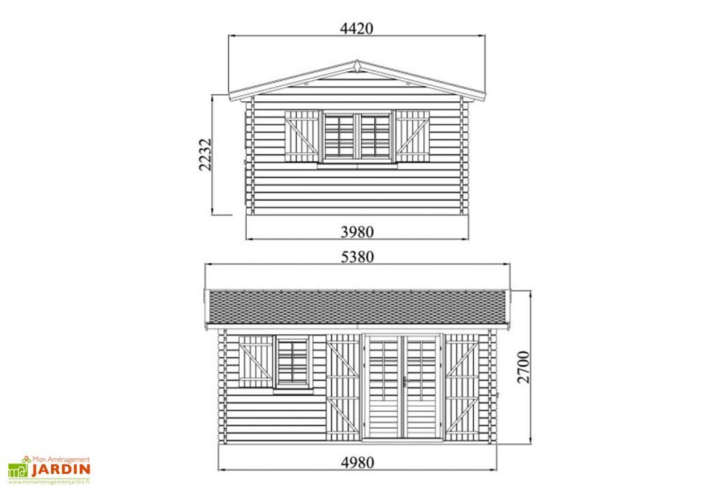 abri de jardin en bois d'épicéa brut 19,82 m² piscatoria abri de jardin en bois d'épicéa brut 19,82 m² piscatoria