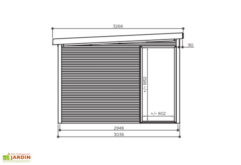 abri de jardin en bois d’épicéa traité avec auvent sagres 21,14 m² abri de jardin en bois d’épicéa traité avec auvent sagres 21,14 m²