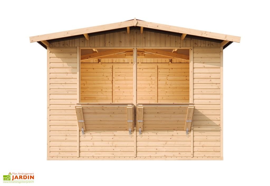 kiosque commercial en bois 6 m² – stand de vente pour marchés m150 kiosque commercial en bois 6 m² – stand de vente pour marchés m150