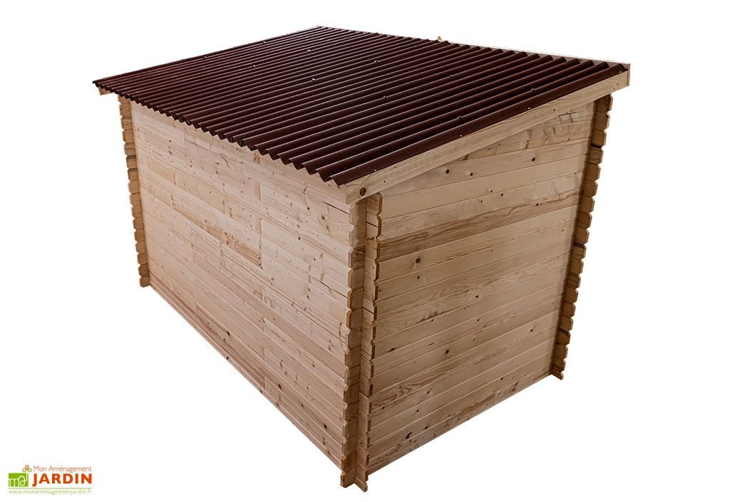 abri de jardin bois 20 mm monopente (198x314x200cm) abri de jardin bois 20 mm monopente (198x314x200cm)