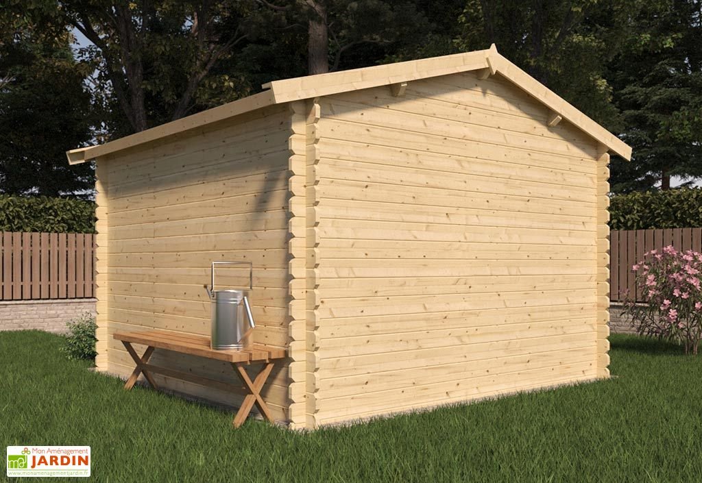 abri de jardin en bois de pin brut 8,8 m² vallo abri de jardin en bois de pin brut 8,8 m² vallo